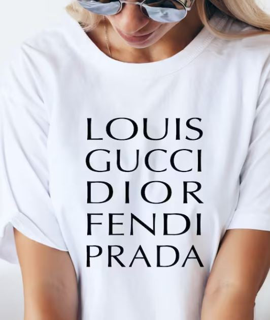 Designer Names Shirt