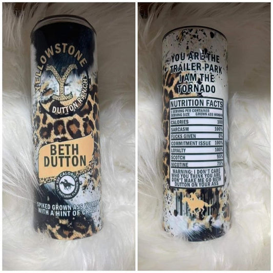 Beth Dutton 20oz Tumbler
