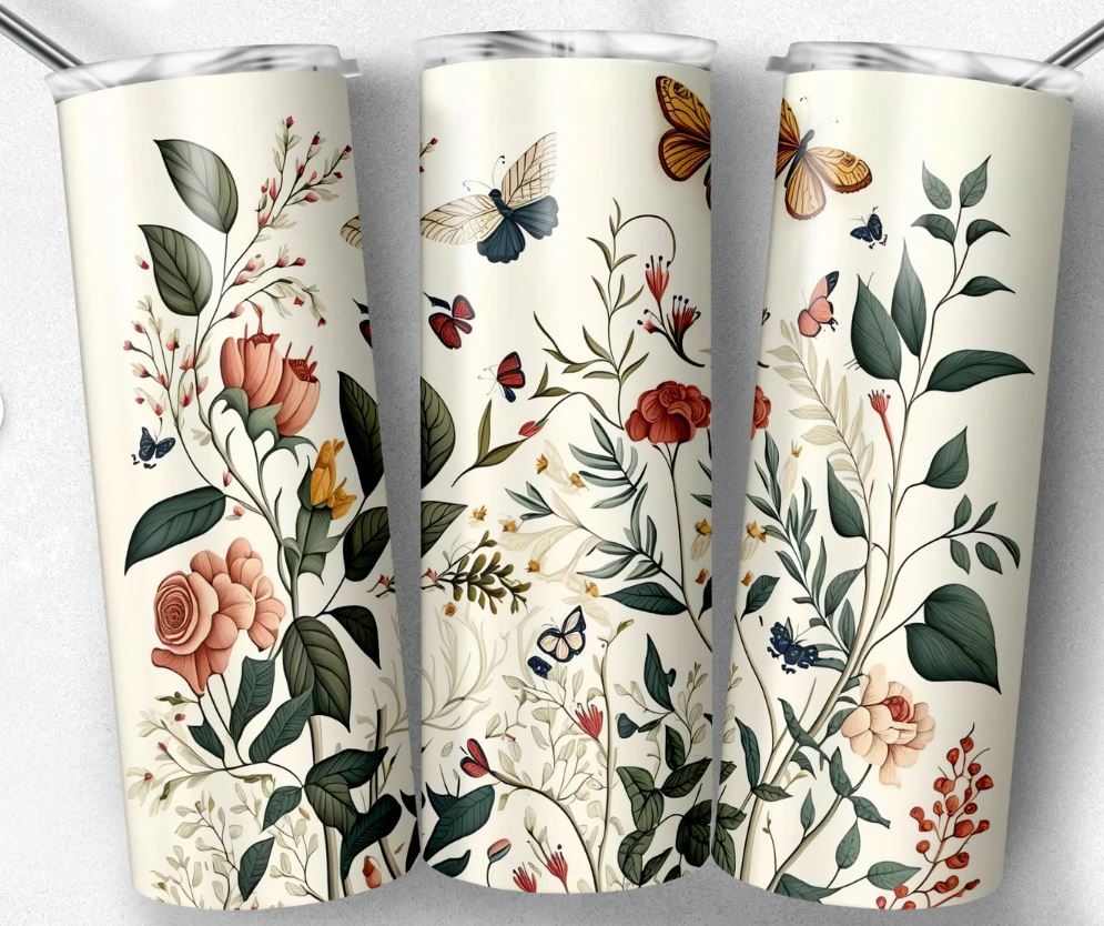 Flower 20 0z. Tumbler