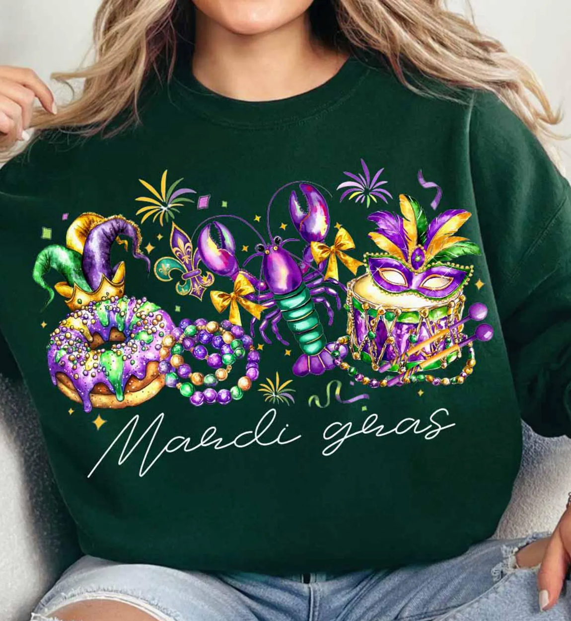 Mardi Gras Top
