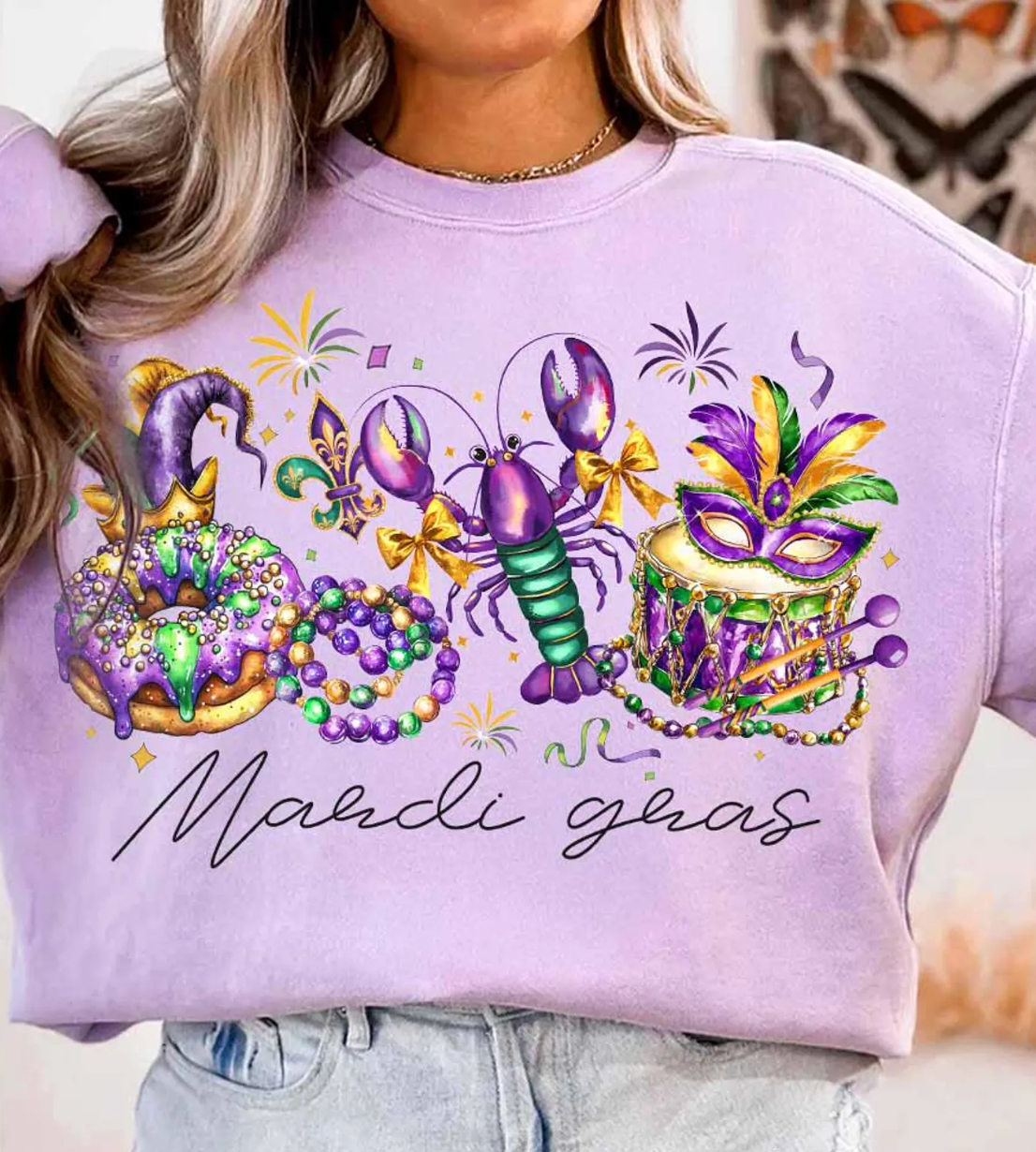 Mardi Gras Top