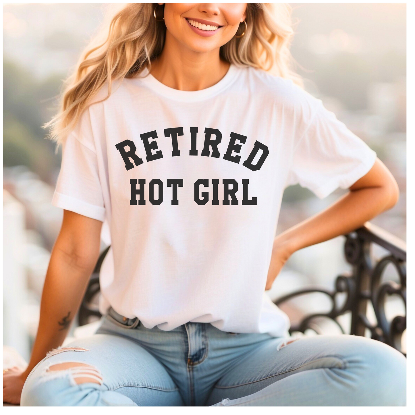 Retired Hot Girl Tee - 7 Options